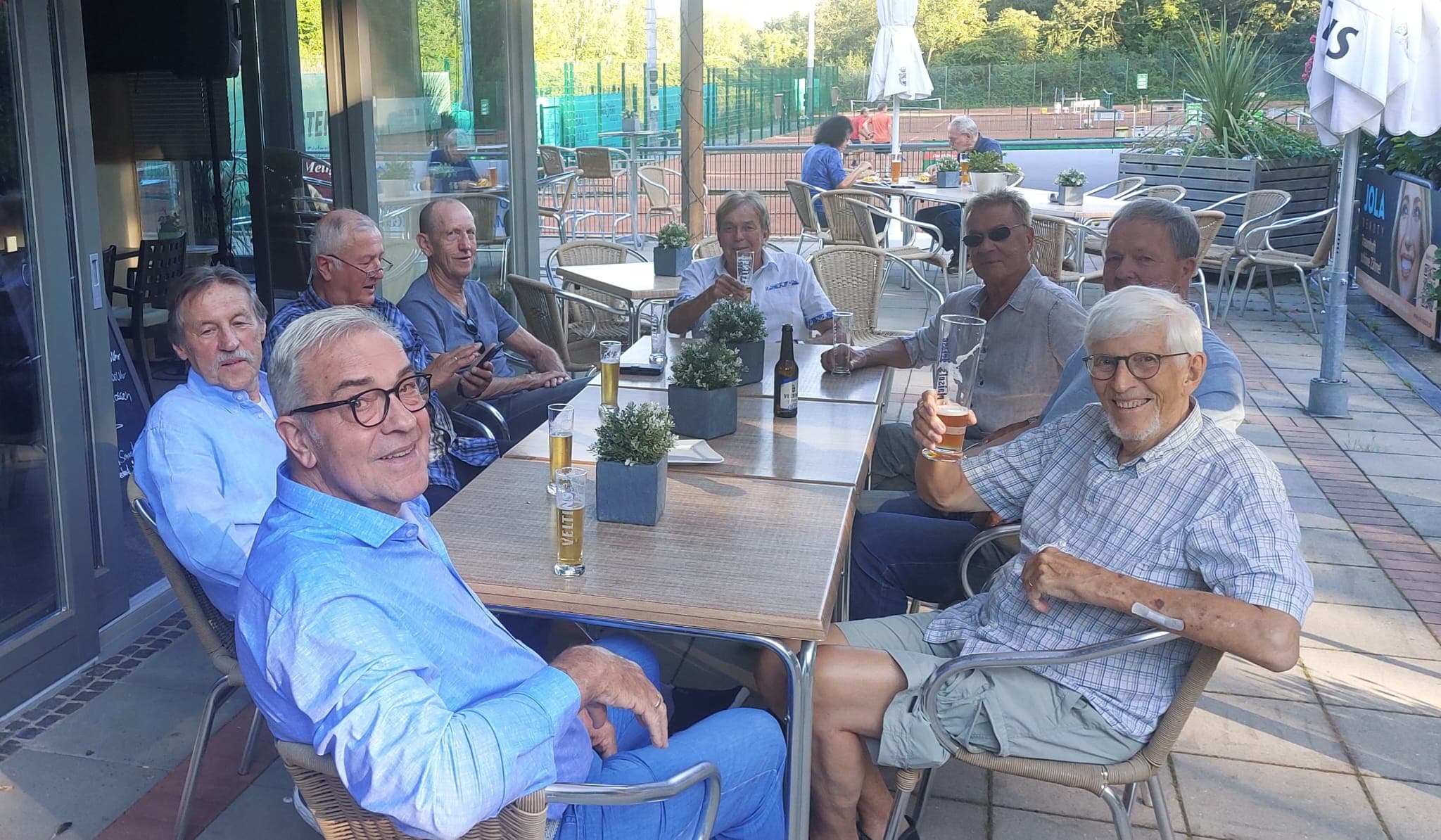 Treffen der "Tennis-Oldies"