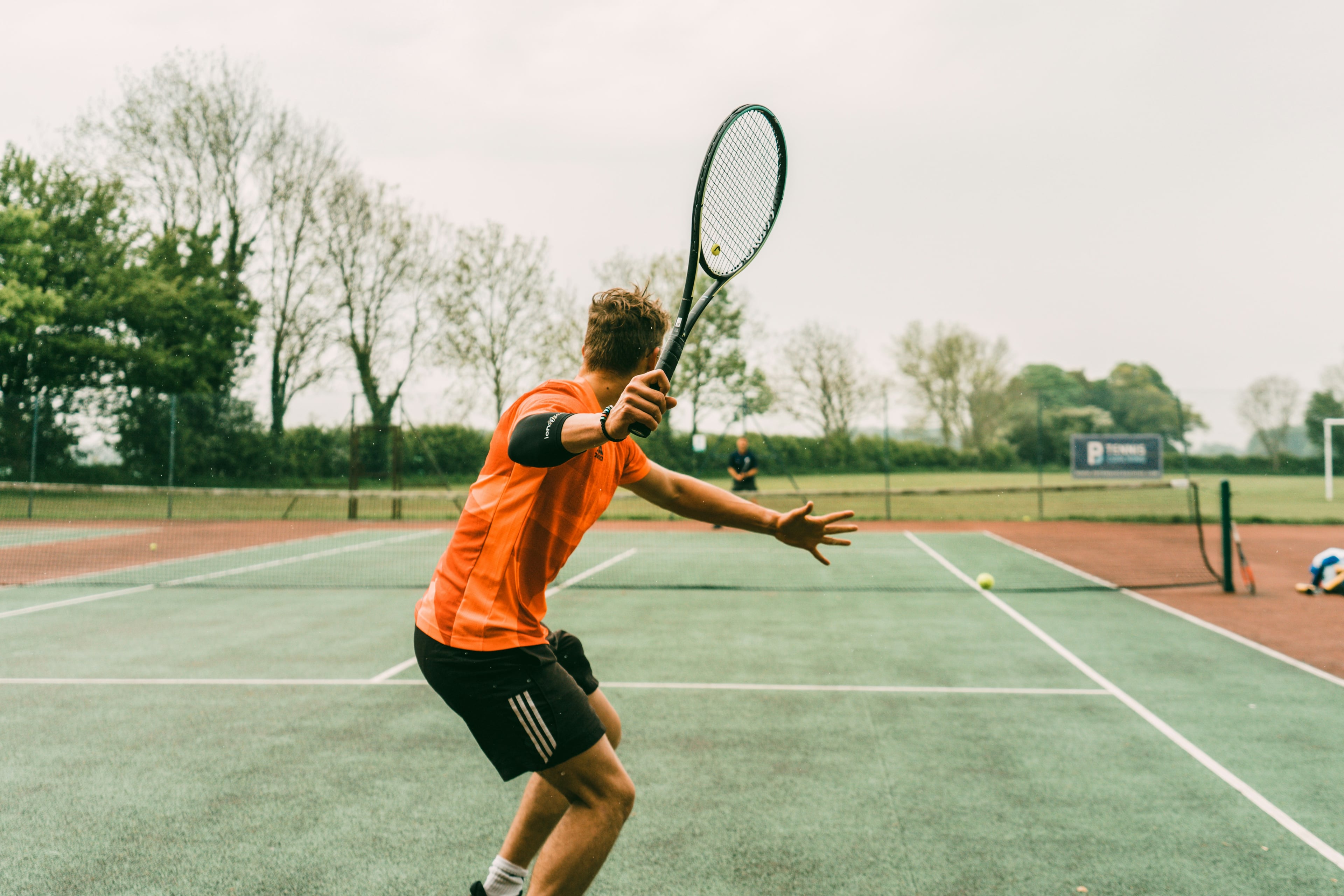 Tennis Doppel Match