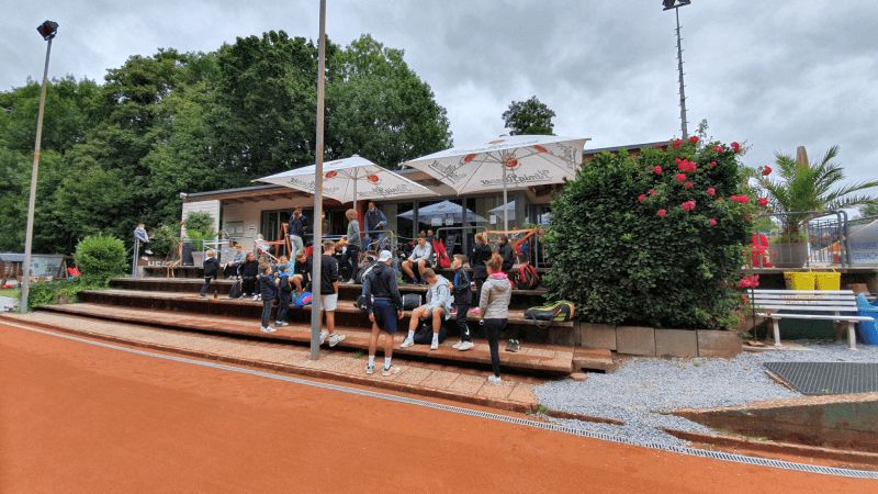 Terrasse des Clubhauses